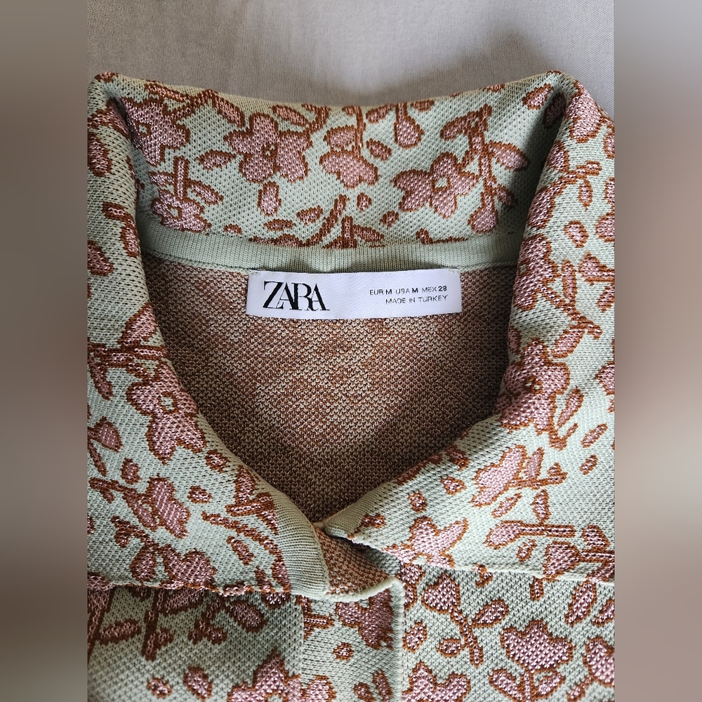 Jacquard Collard Shirt/top